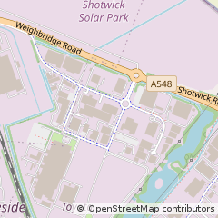 Map of Deeside, Clwyd