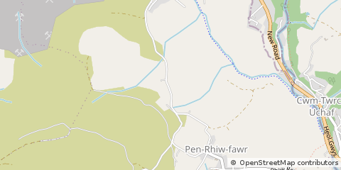 Map of Swansea, West Glamorgan