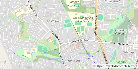 Map of Stockton-on-Tees