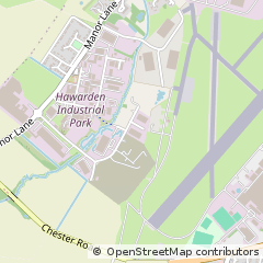 Map of Hawarden, Flintshire