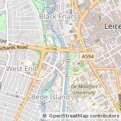 Map of Leicester
