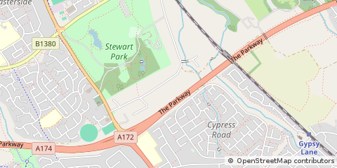 Map of Middlesbrough, Cleveland