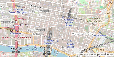 Map of Glasgow