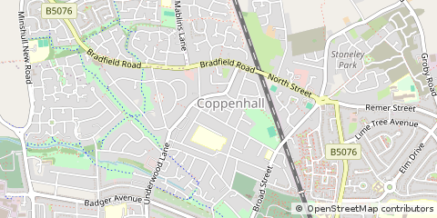 Map of Crewe, Cheshire