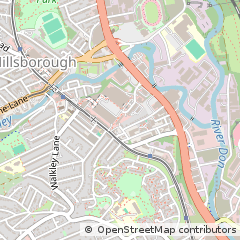 Map of Sheffield