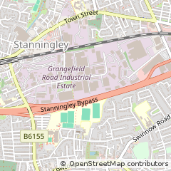 Map of Leeds, West Yorkshire
