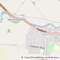 Map of Bishop Auckland, County Durham