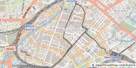 Map of Manchester