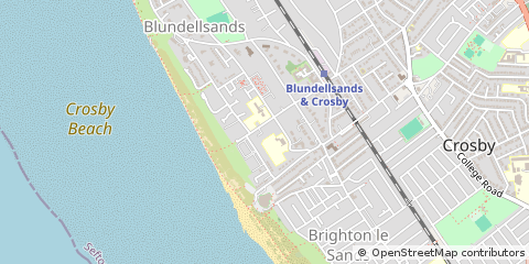 Map of Liverpool, Merseyside