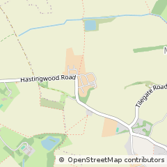 Map of Ongar, Essex