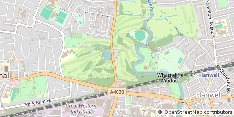 Map of Southall, Middlesex