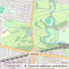 Map of Southall, Middlesex