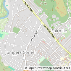 Map of Christchurch, Dorset