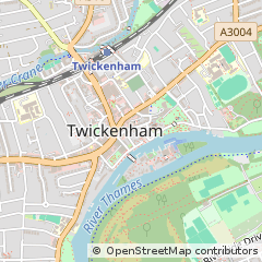 Map of Twickenham