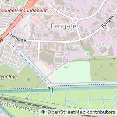 Map of Peterborough, Cambridgeshire