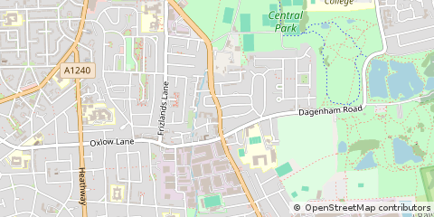Map of Dagenham
