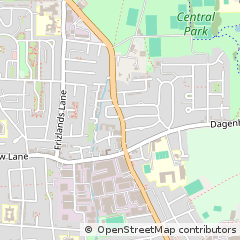 Map of Dagenham