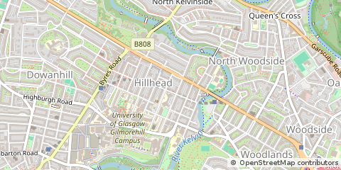 Map of Glasgow