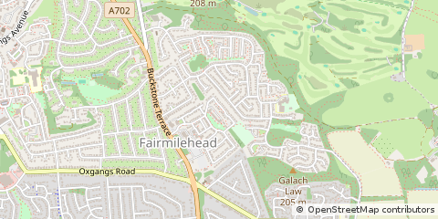 Map of Edinburgh