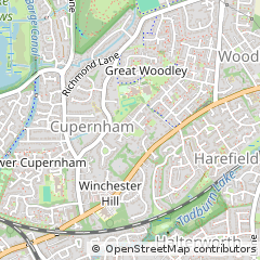 Map of Romsey, Hampshire