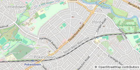 Map of Bournemouth