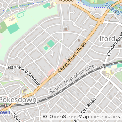 Map of Bournemouth