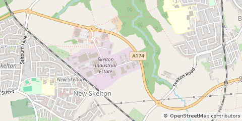 Map of Saltburn-by-the-SEA