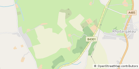 Map of Carmarthen