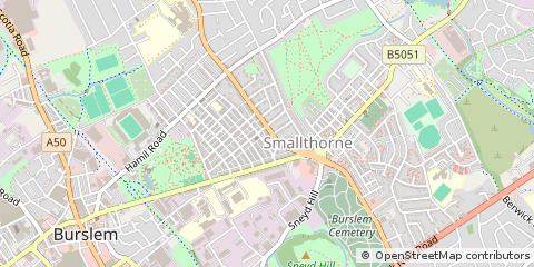 Map of Stoke-on-Trent