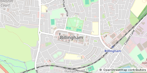 Map of Billingham