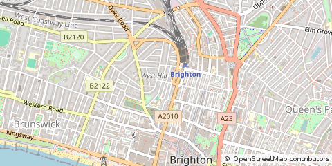 Map of Brighton