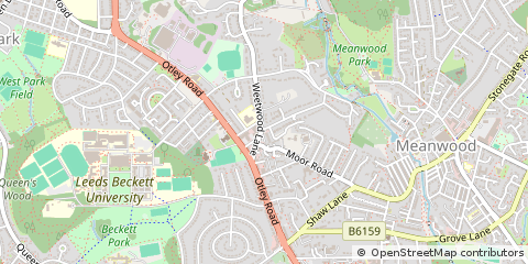 Map of Leeds