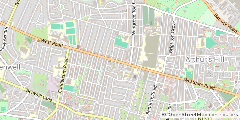 Map of Newcastle Upon Tyne