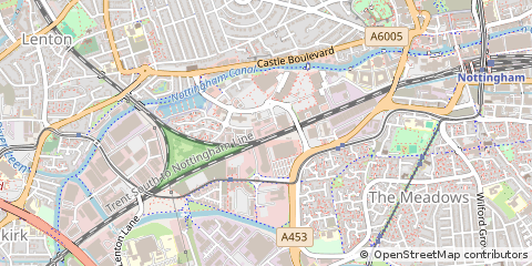 Map of Nottingham