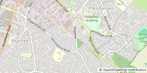 Map of Welwyn Garden City, Herts