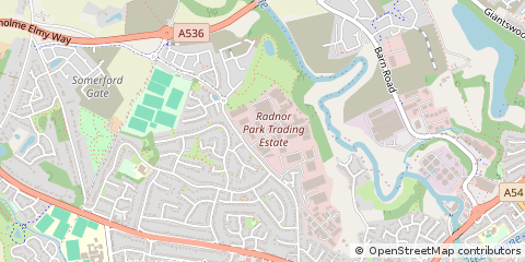 Map of Congleton, Cheshire
