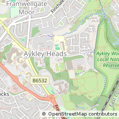 Map of Durham City, Durham
