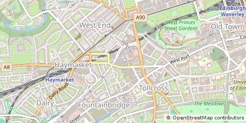 Map of Edinburgh