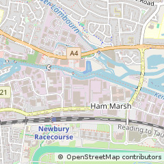 Map of Newbury, Berkshire