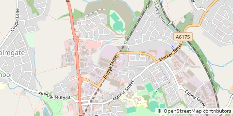 Map of Chesterfield, Derbyshire