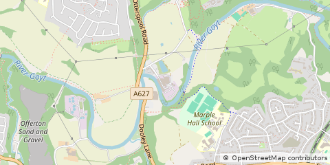 Map of Stockport, Cheshire