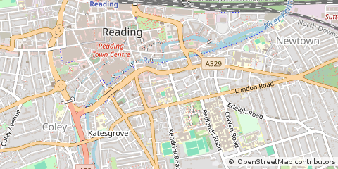 Map of Reading