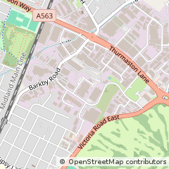 Map of Leicester