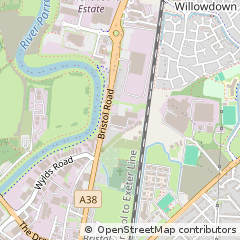 Map of Bridgwater, Somerset