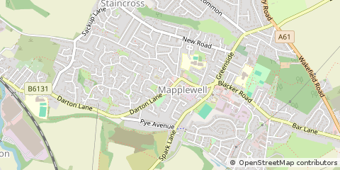 Map of Barnsley