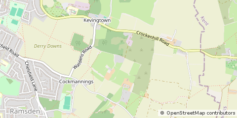 Map of Orpington, Kent