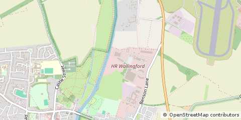 Map of Wallingford, Oxfordshire