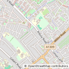 Map of Cambridge, Cambridgeshire