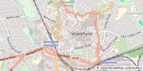 Map of Wakefield