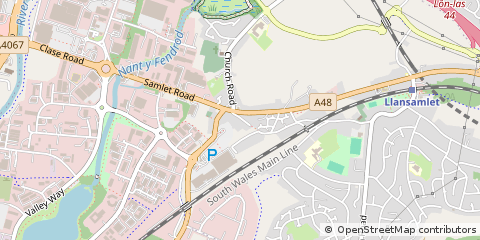 Map of Swansea